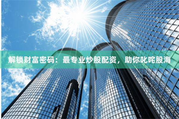 解锁财富密码：最专业炒股配资，助你叱咤股海